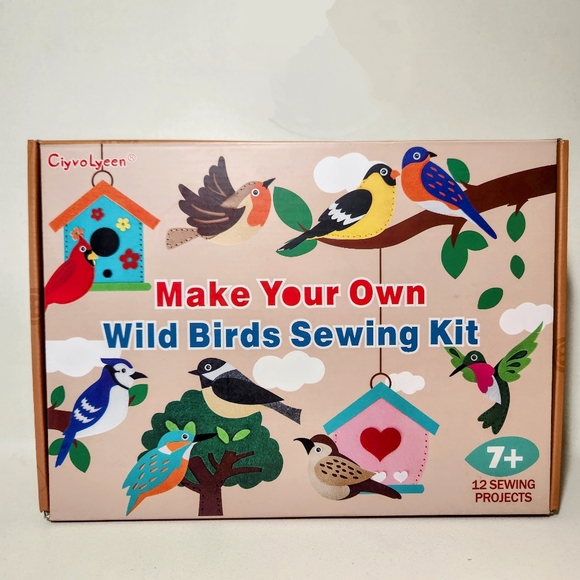 CiyvoLyeen Other - NEW CiyvoLyeen Wild Birds Sewing Craft Kit Animal Sewing Kit for Boys and Girls